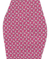 pajarita sin anudar seda rosa fucsia ardillas
